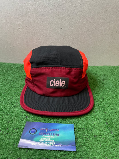 Ciele GoCap red orange black 5 panel hat