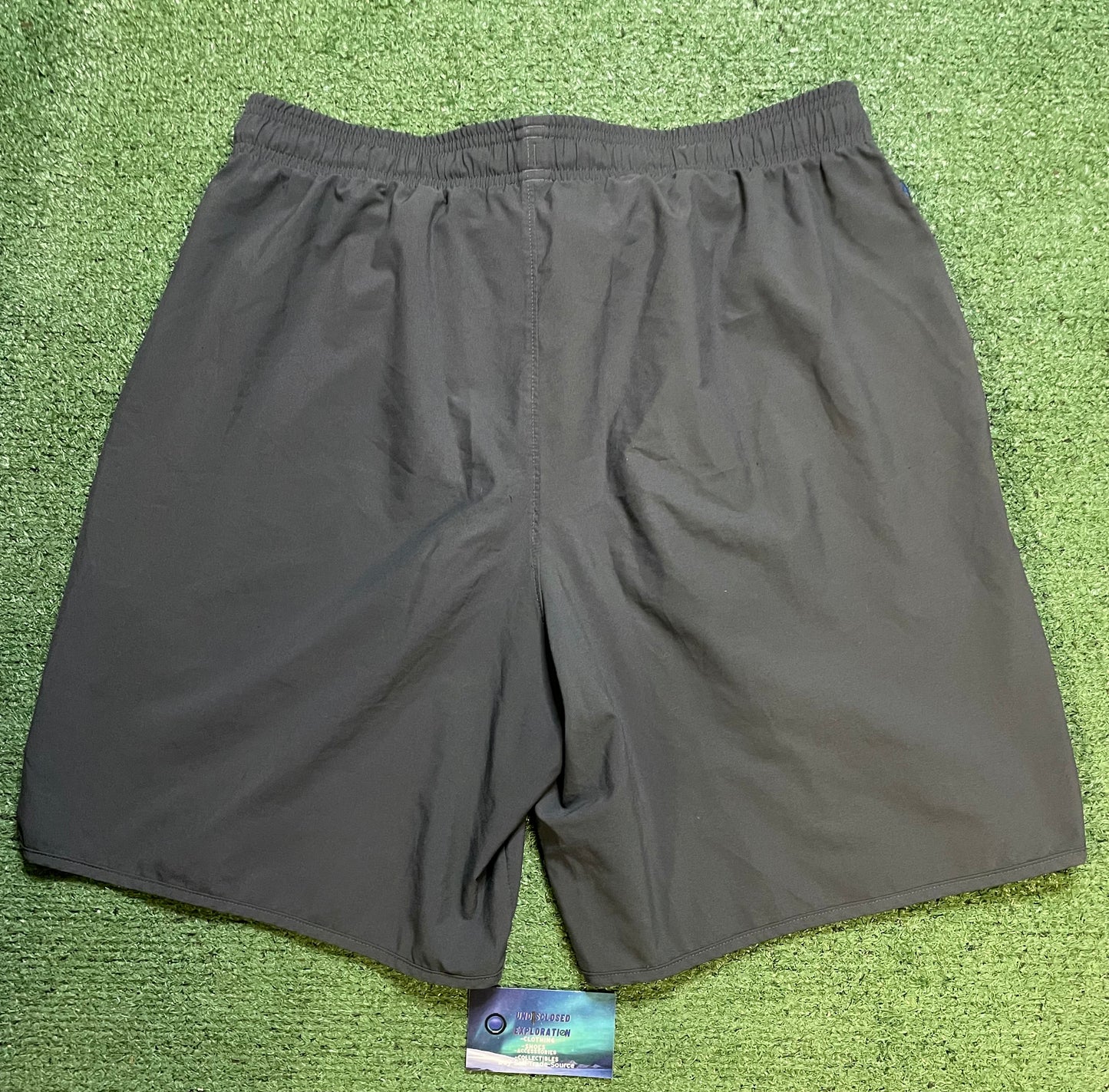 Under Armour qualifier grey and blue shorts