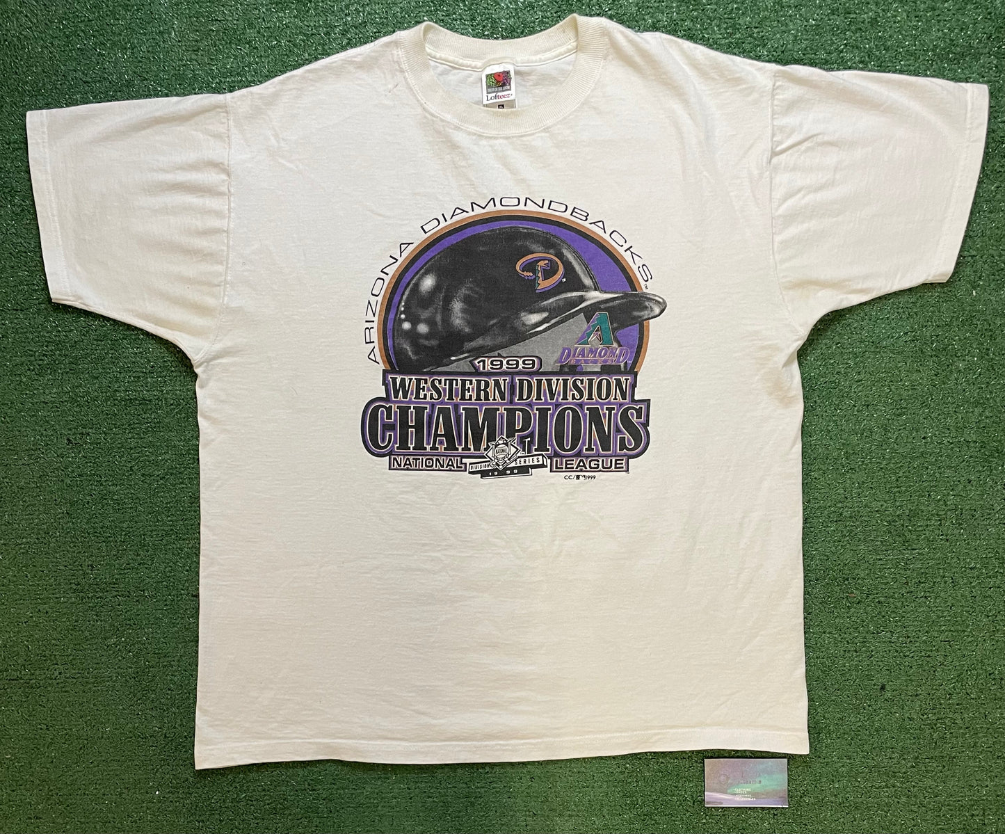 Vintage 1990s Arizona diamondbacks western championships tee