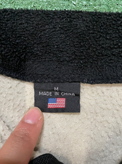 USA beige & black fleece