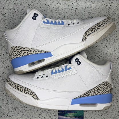 Jordan 3 UNC 13 Men “Preowned”