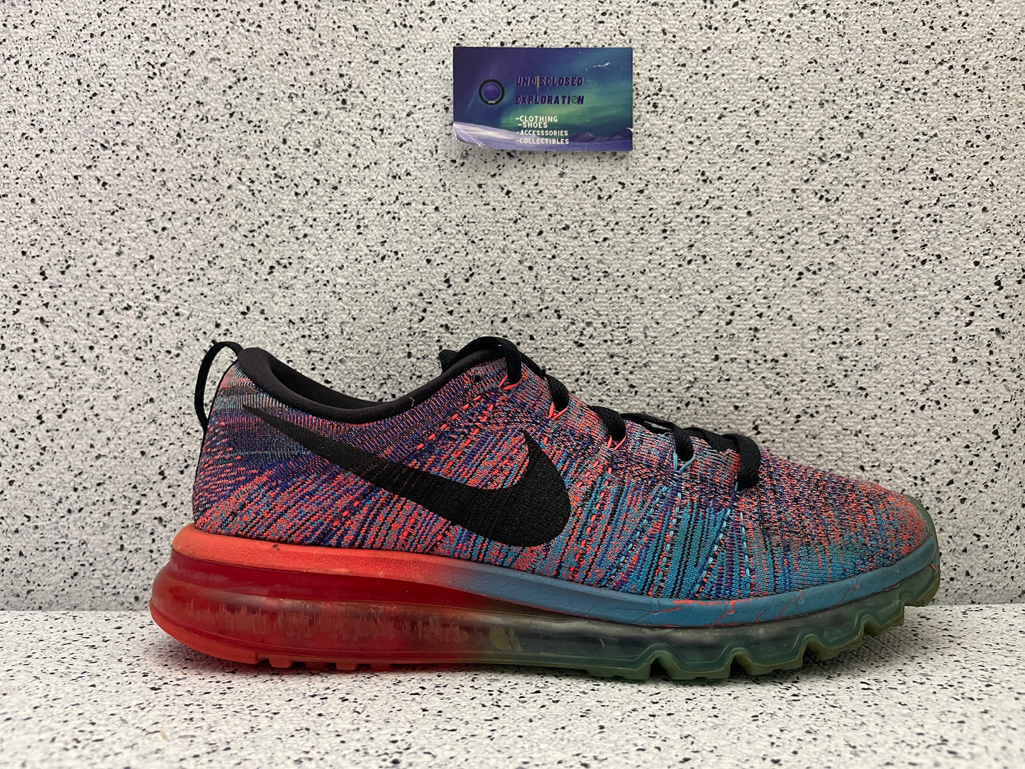 Nike Flynit Air Max Blue Lagoon 11.5 Men/13 Women “Preowned”