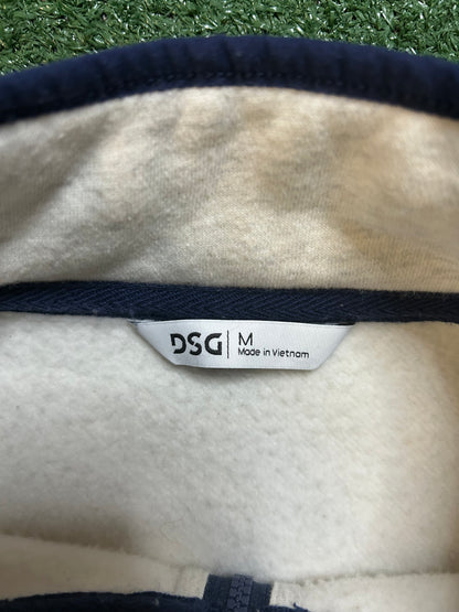Dsg grey and navy quarter zip