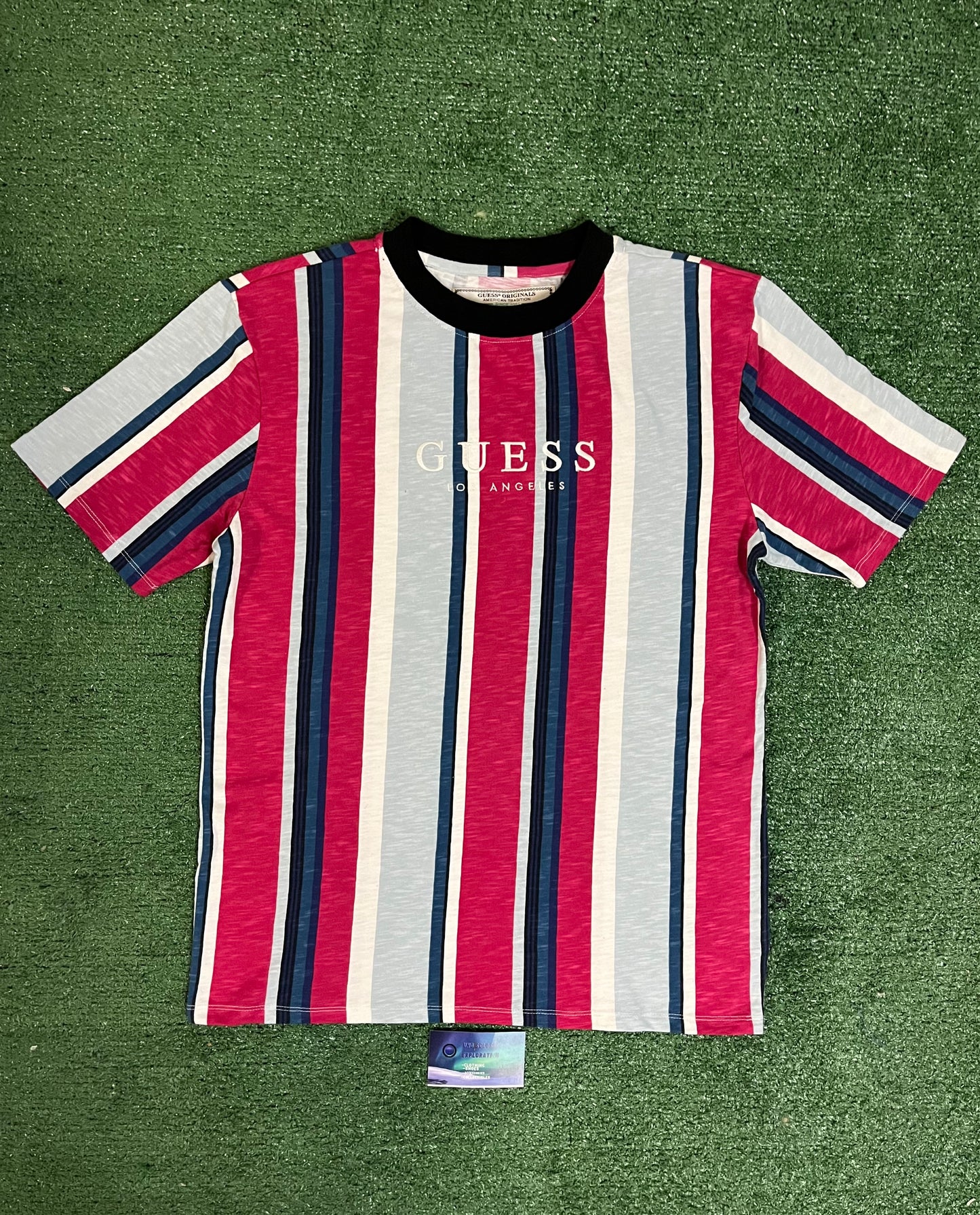 Guess originals striped Los Angeles tee