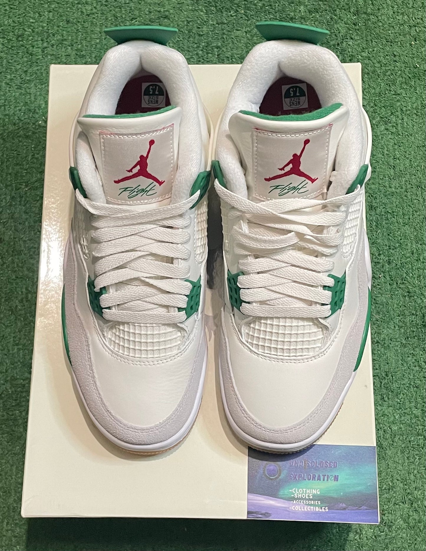 Jordan 4 Sb pine green