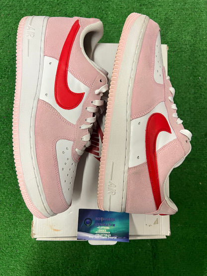Nike Air Force 1 low Valentine’s Day love letter size 11men/12.5women