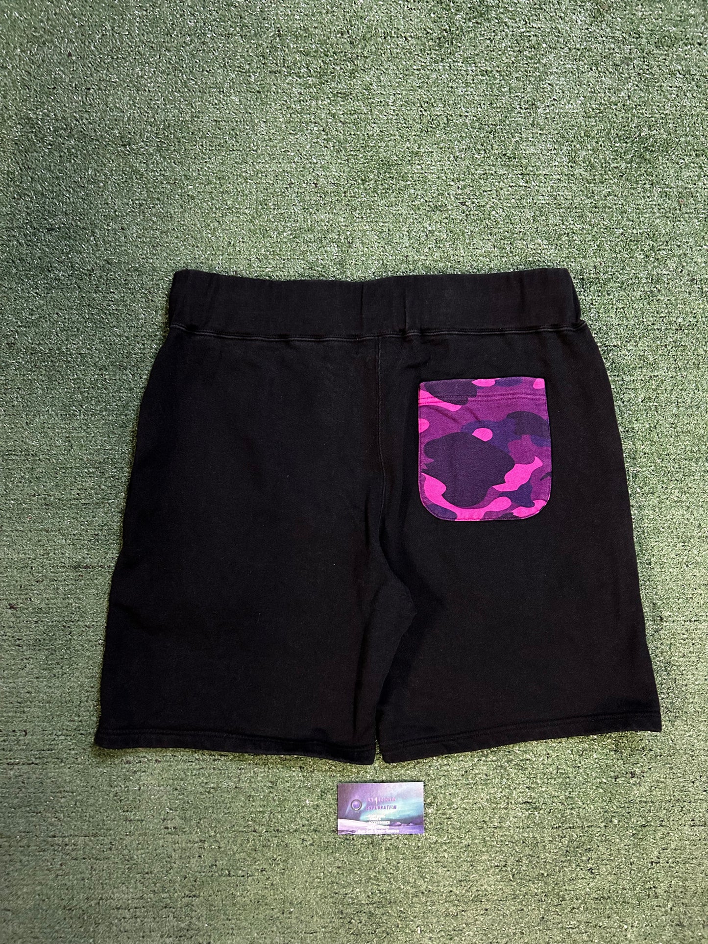 Bape Black shark shorts