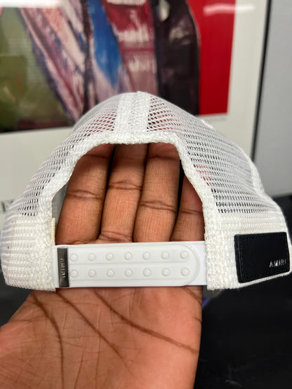 Amiri white zig zag hat