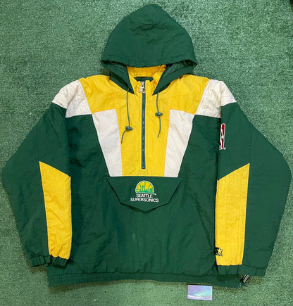 Vintage 1990s Seattle Supersonics starter jacket