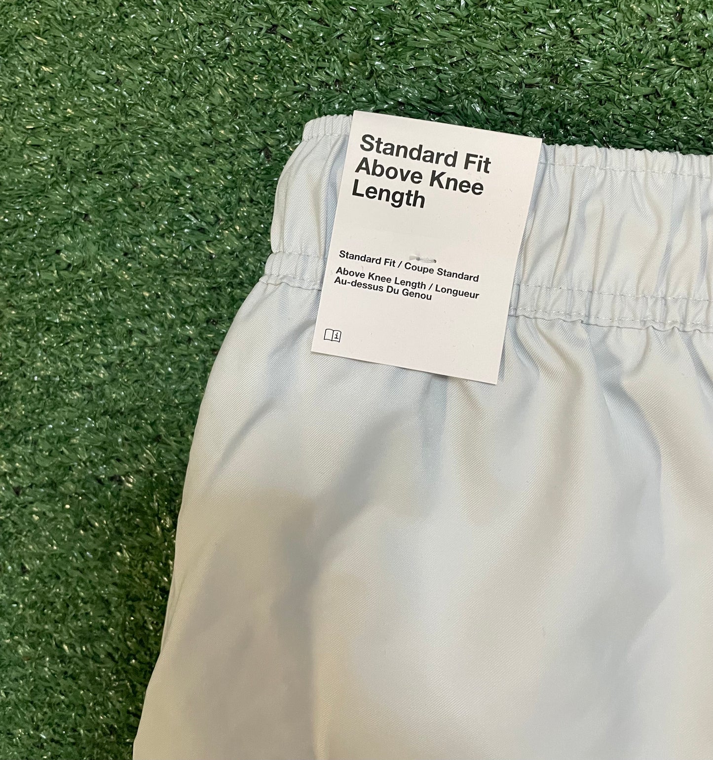 Nike woven pure platinum shorts