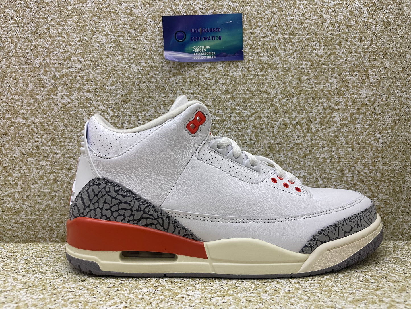 Jordan 3 Georgia Peach 10 Men/11.5 Women “Preowned”