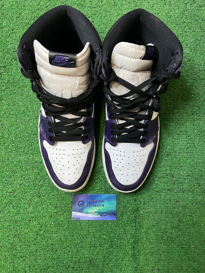 Jordan 1 high court purple 2.0 size 11.5men/13women