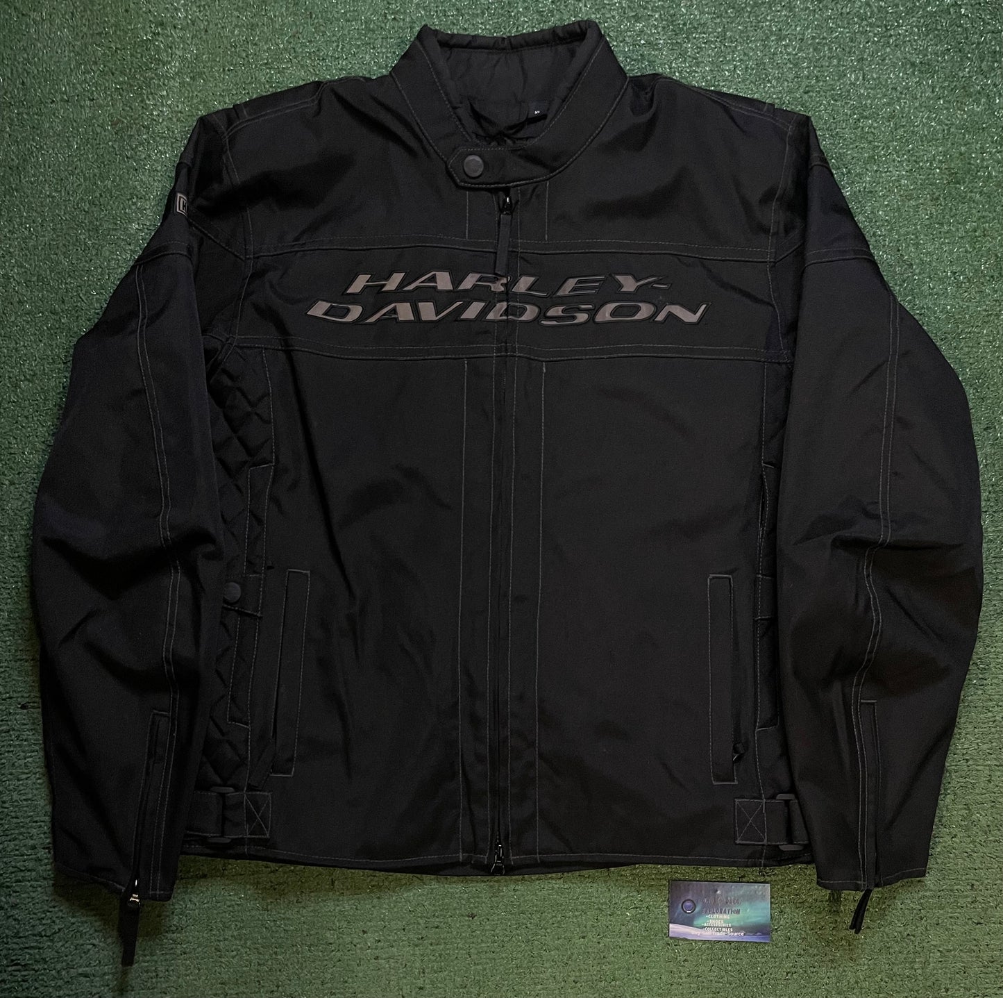 Harley Davidson black and grey jacket