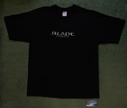 Vintage 2000s Blade trinity promo  3D letter tee