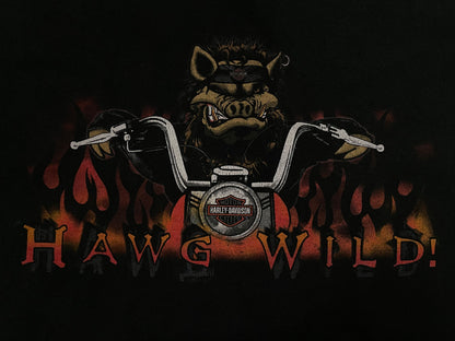 Vintage Harley Davidson hawg wild tee