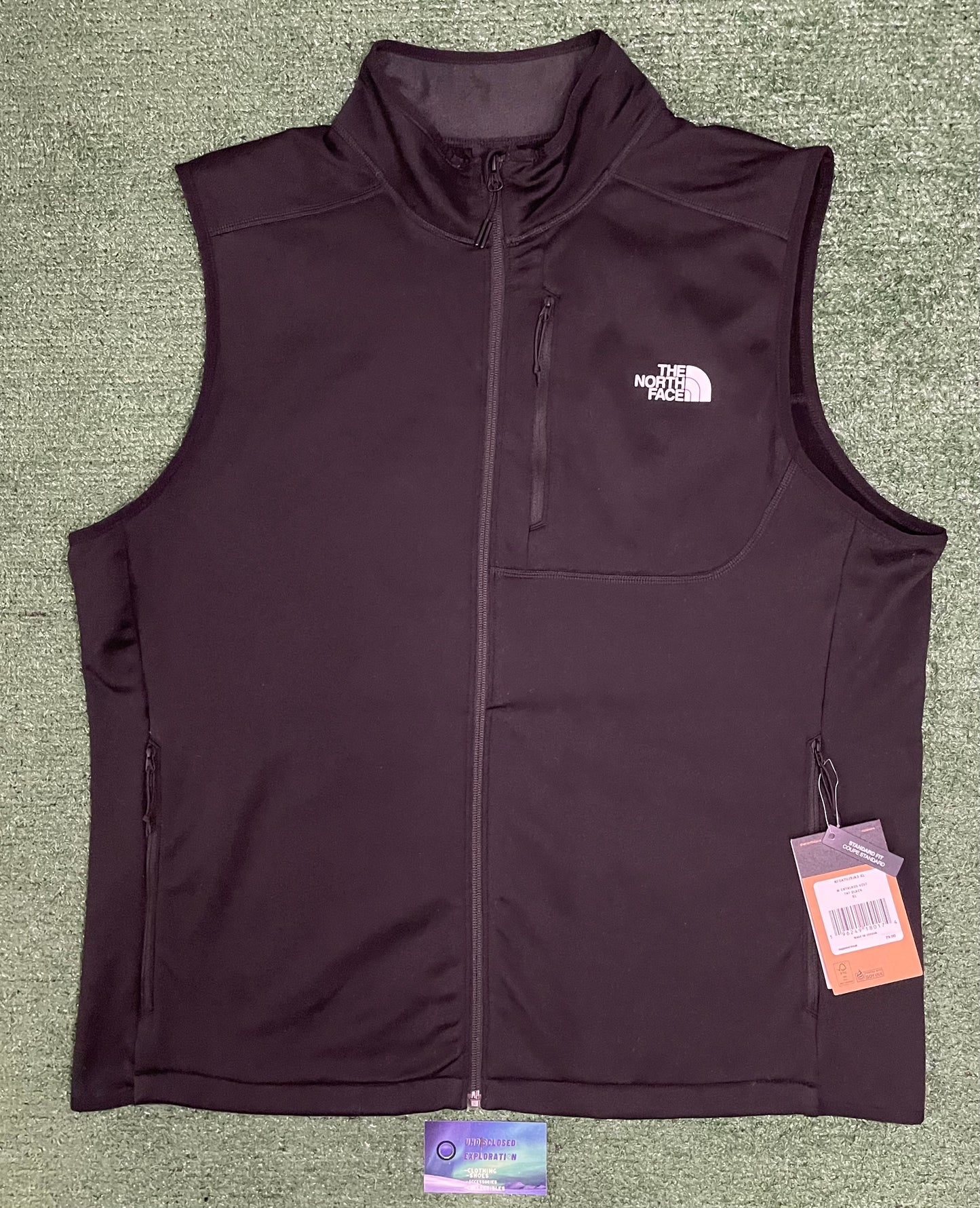 North face canyonlands vest black