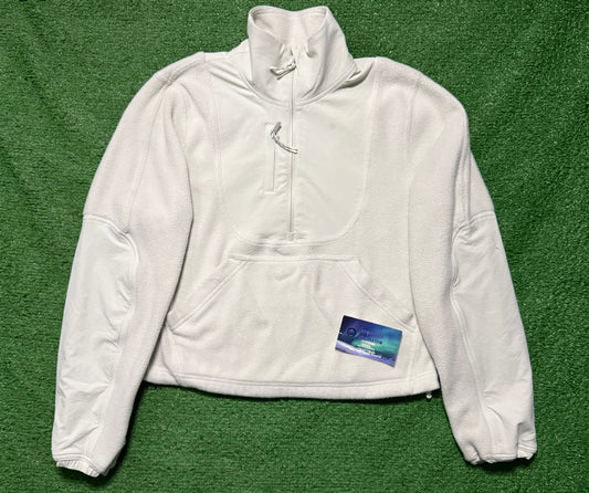 Lululemon Brushed Softstreme Ribbed Quarter Zip Fleece