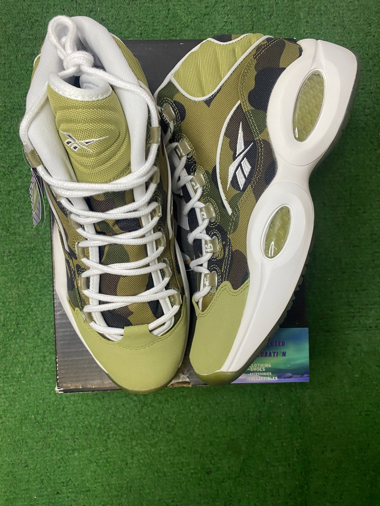 Reebok question X bape 1st Camo