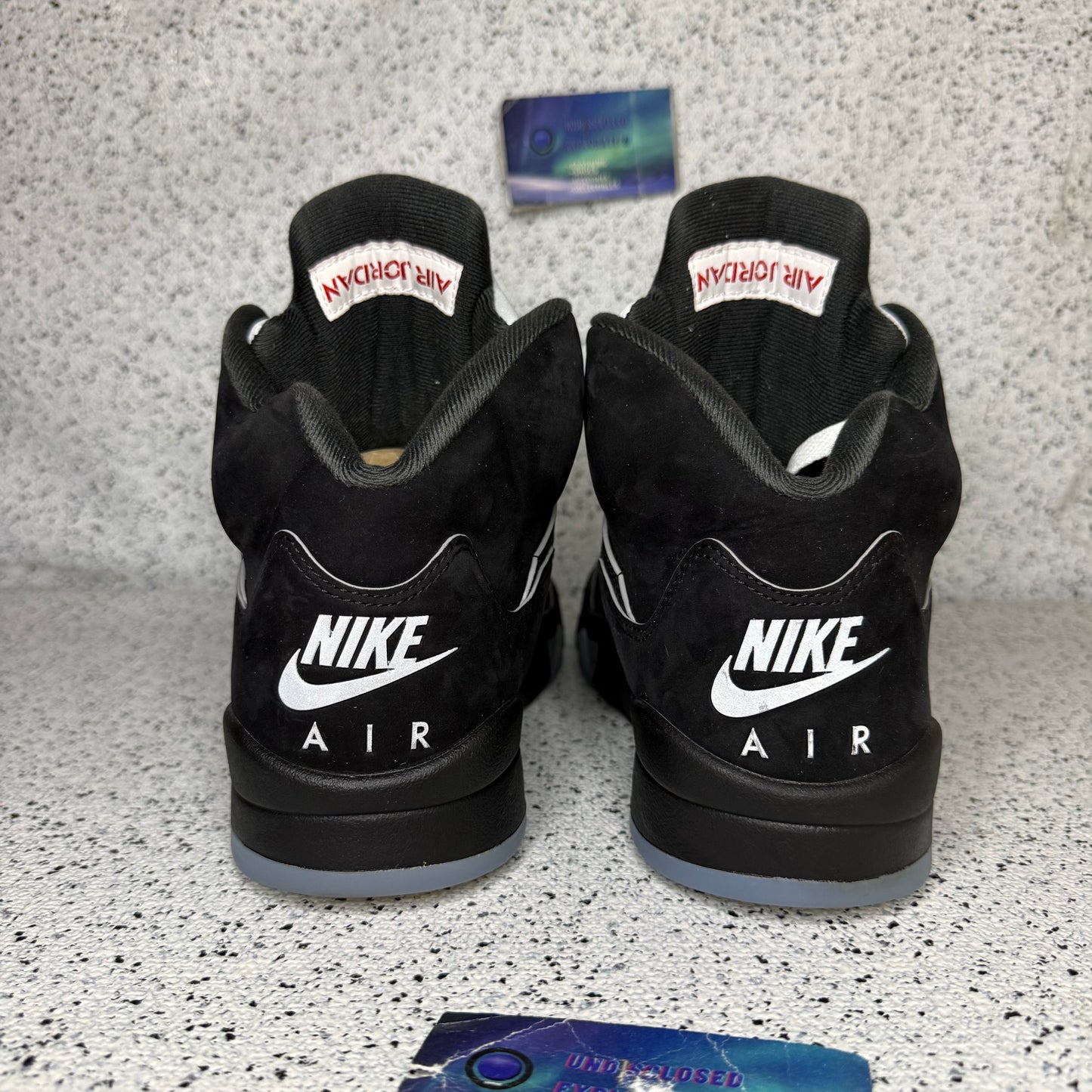 Jordan 5 Black Metallic Reimagined 9 Men “Preowned”