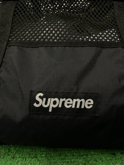 Supreme mesh tote bag black