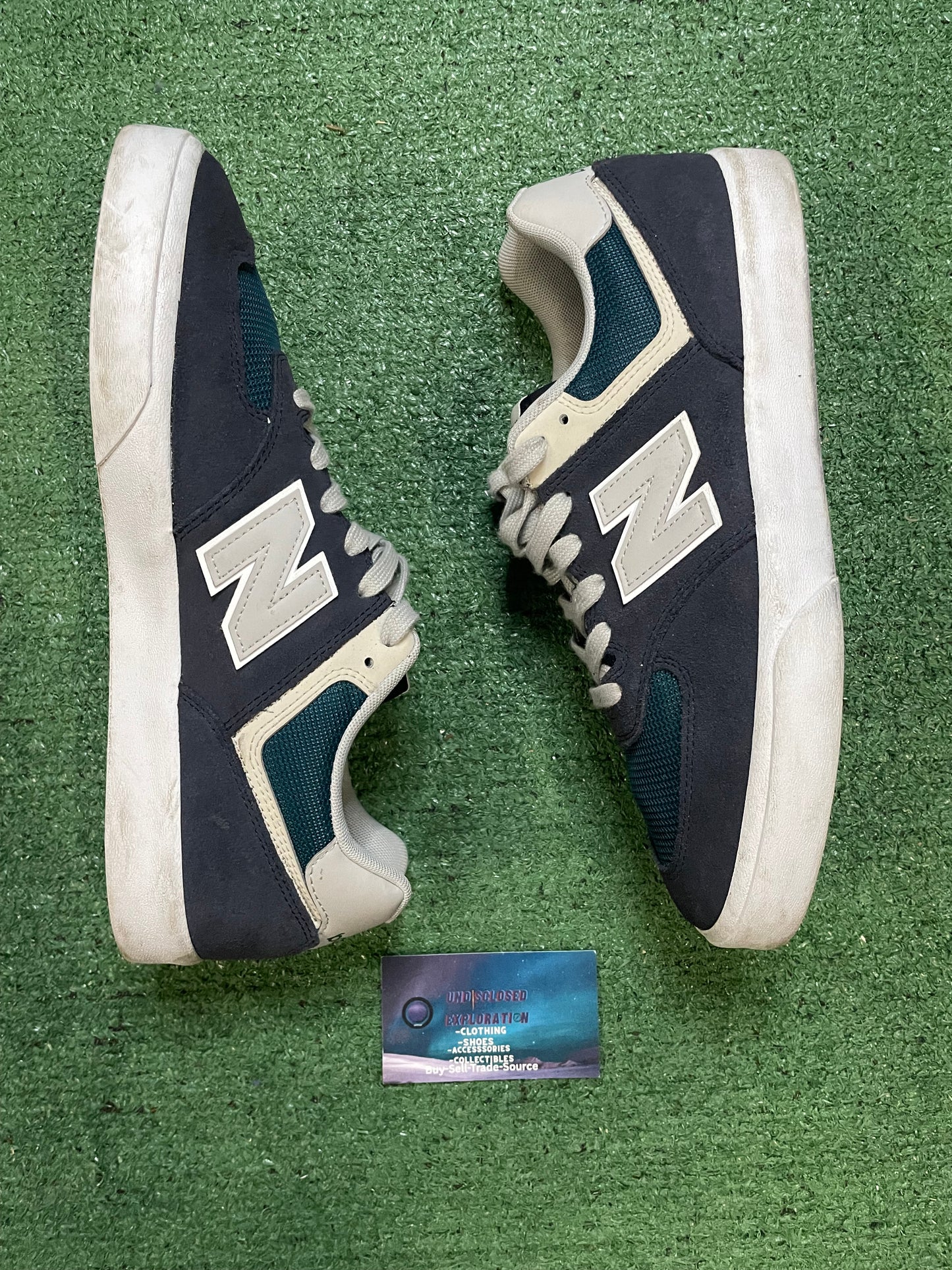 New Balance Numeric 574 navy grey size 10men/11.5women