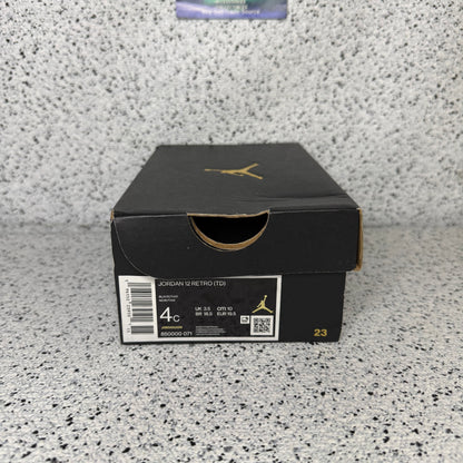 Jordan 12 Black Taxi Toddler 4 C “Preowned”