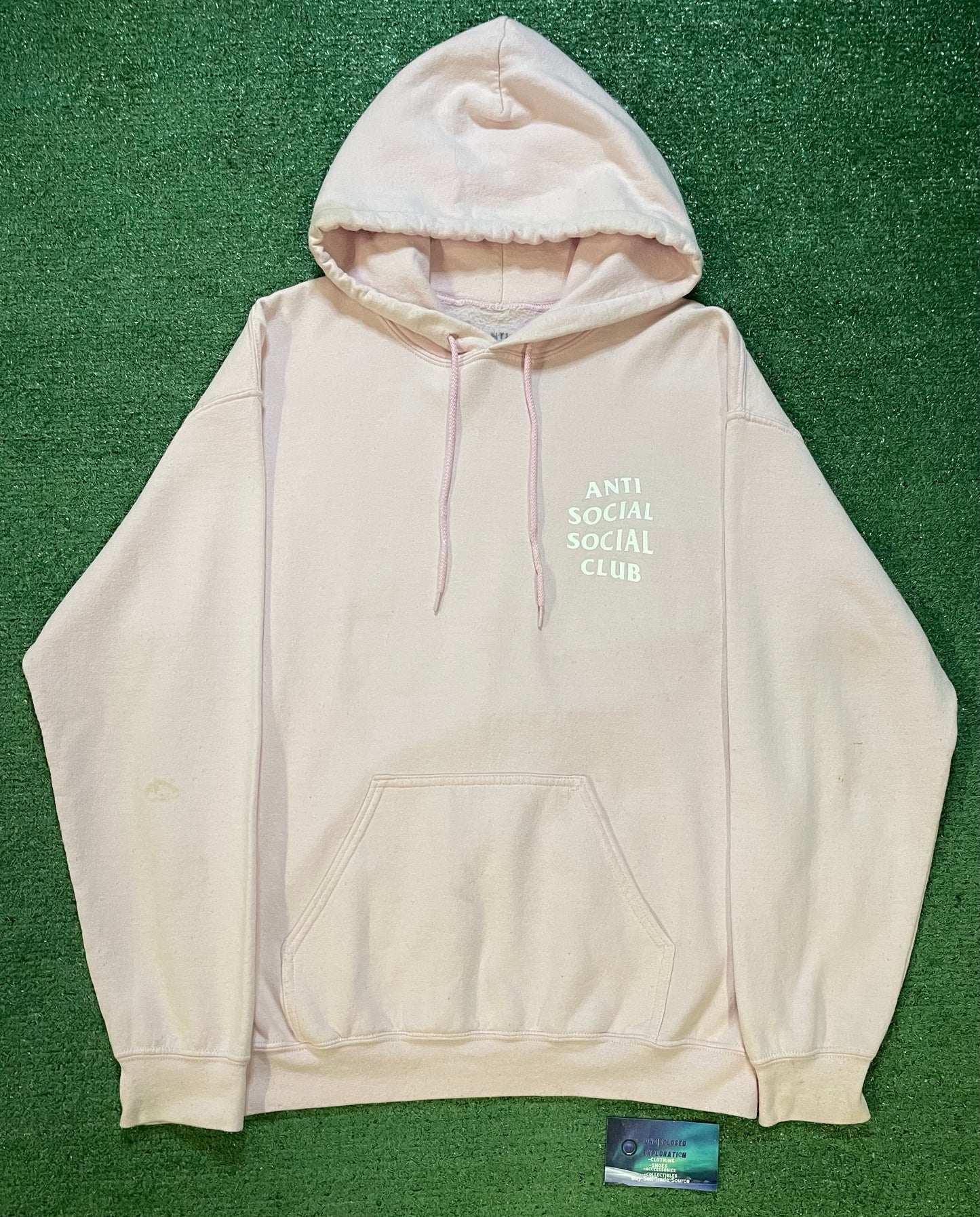 Anti Social Social Club pink hoodie