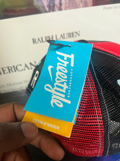 Nike Doernbecher black and red hat