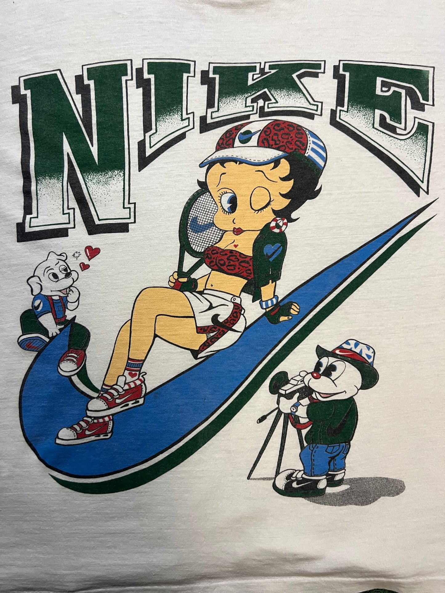 Vintage 1990s Betty boop Nike tee