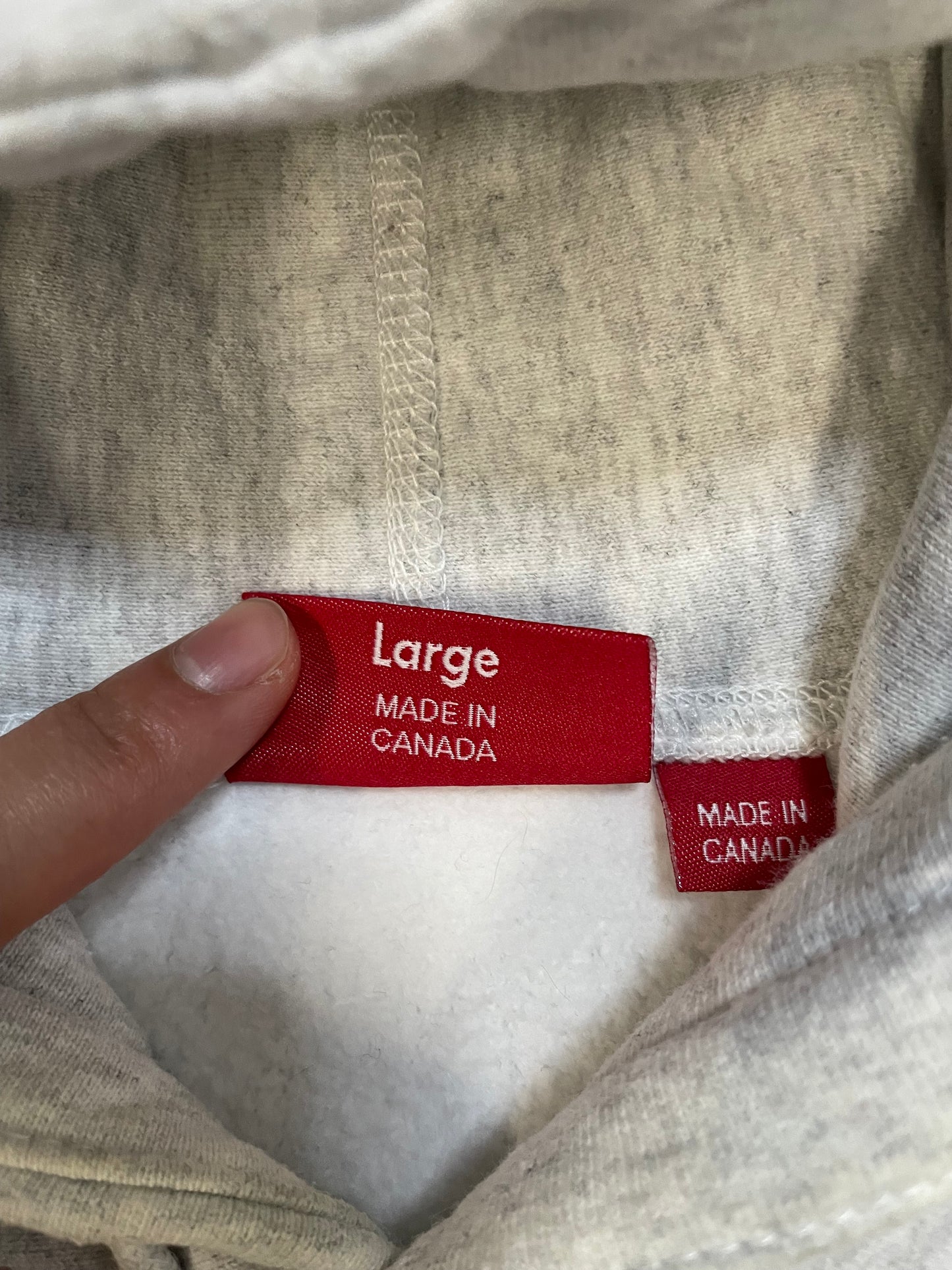 Supreme The Most Hooded ash grey hoodie