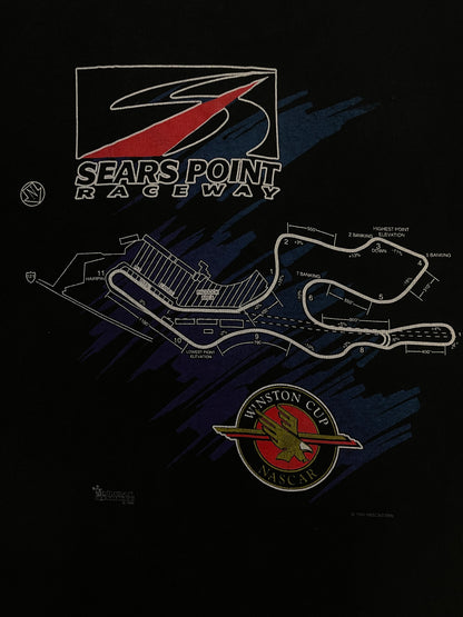 Vintage 1990s Sears Point Raceway nascar Winston cup tee
