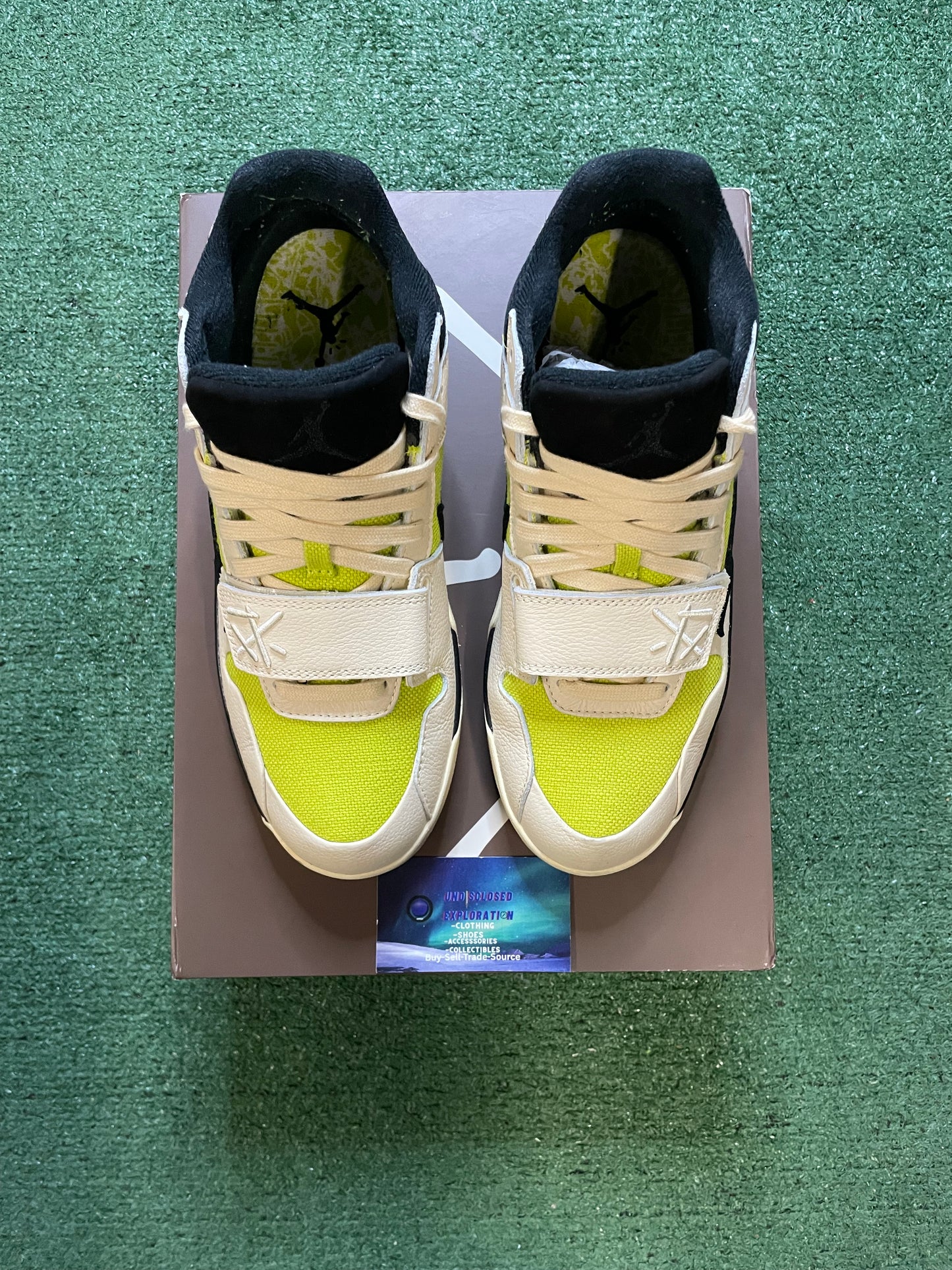 Jordan Jumpman Jack TR X Travis Scott bright cactus size 10men/11.5women