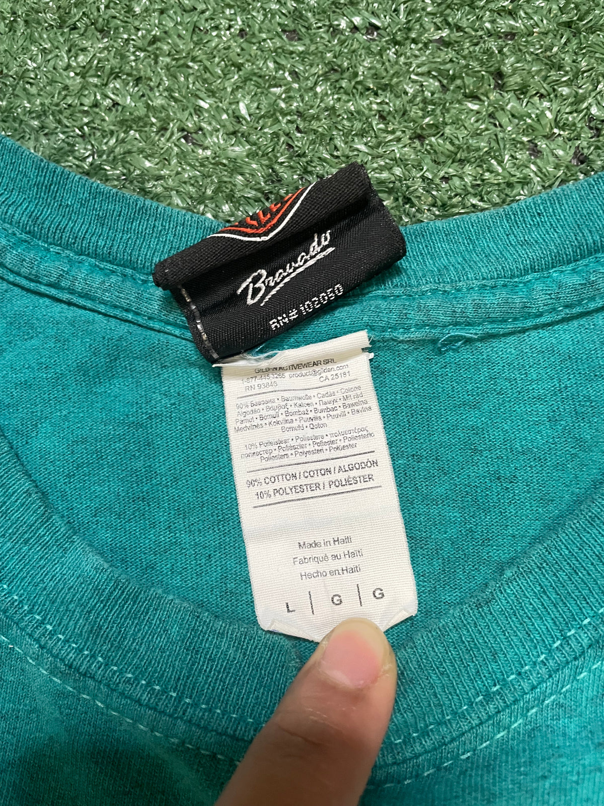 Harley Davidson motorcycle teal Tacoma tee