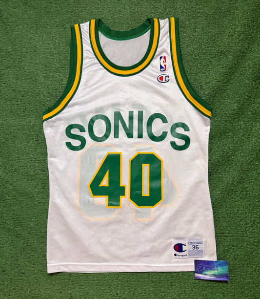 Vintage Shawn Kemp SuperSonics Jersey Champion