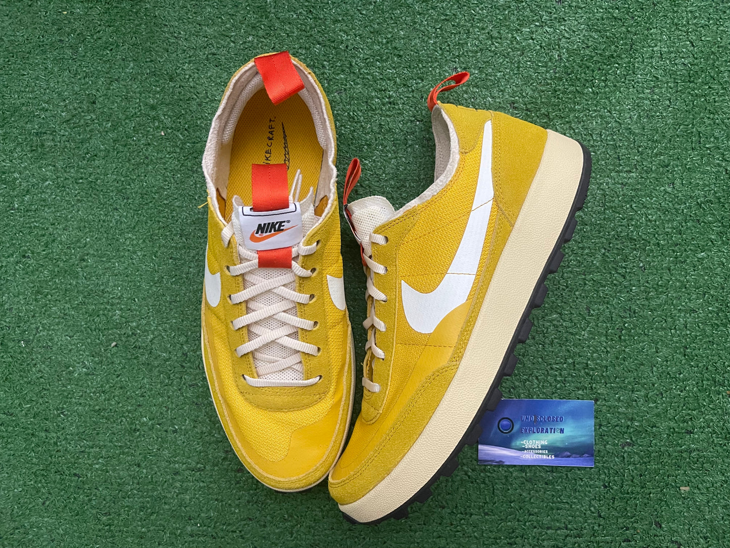 NikeCraft Tom Sachs General Purpose Shoe Archive Dark Sulfur 11.5 Men/13 Women “Preowned”