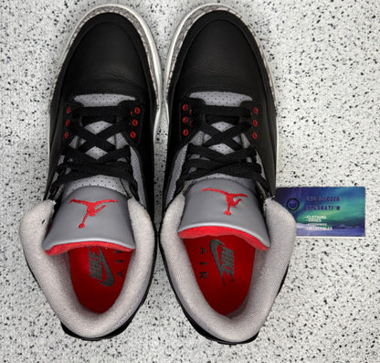 Jordan 3 Black Cement 9.5 Men/11 Women “Preowned”