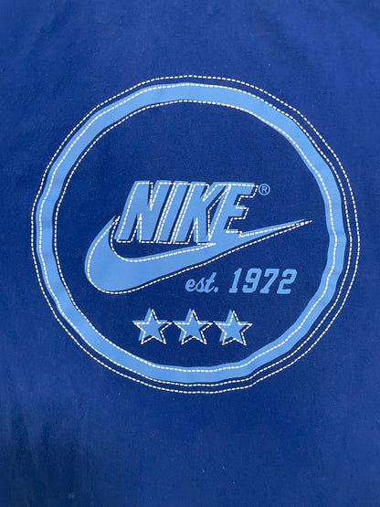 Vintage 2000s Nike Circle logo blue tee