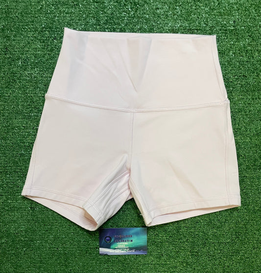 lululemon align high rise short 4 pink organza