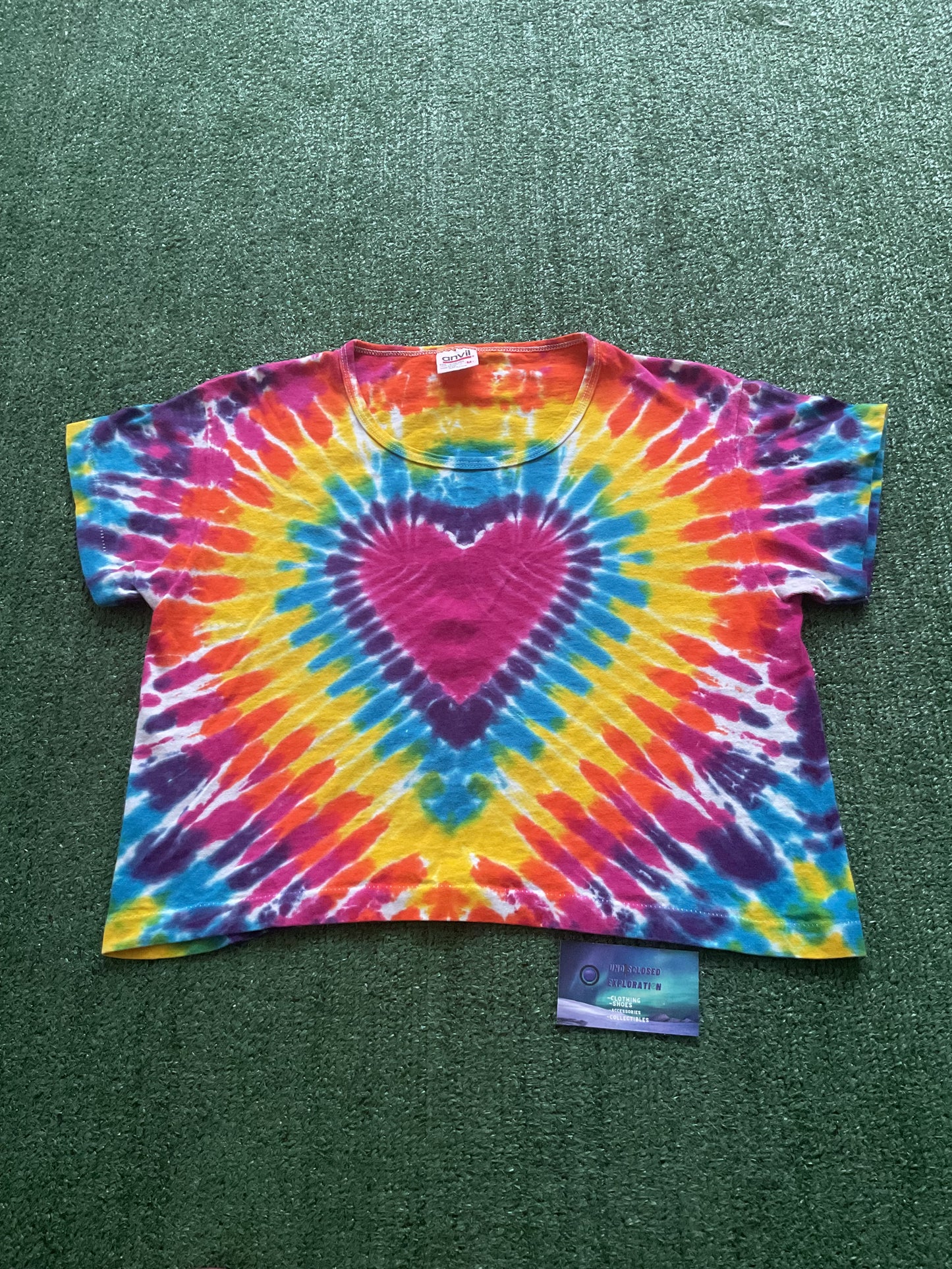 Vintage Tie Dye Cropped Shirt