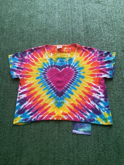 Vintage Tie Dye Cropped Shirt