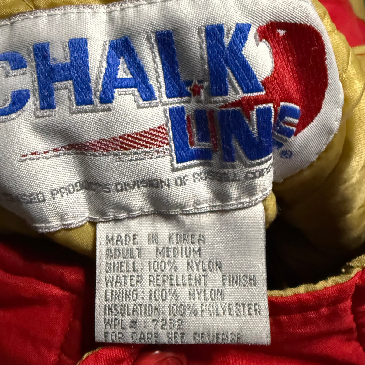 Vintage San Francisco 49ers Jacket Chalk Line