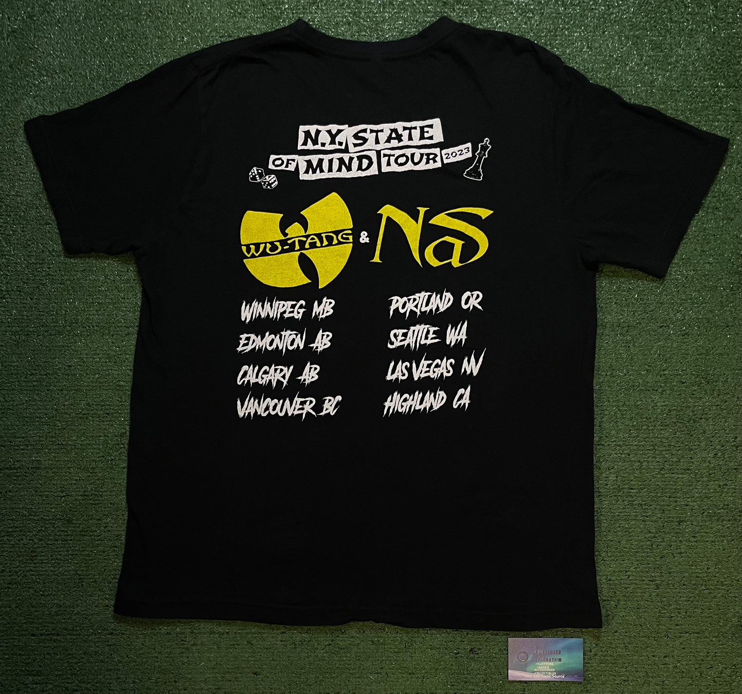 Wu-Tang Clan NY state of mind tour tee
