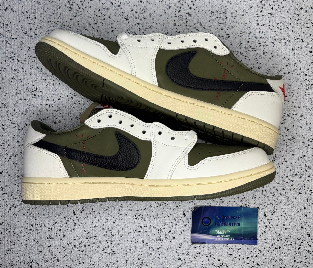 Jordan 1 Low Travis Scott Medium Olive