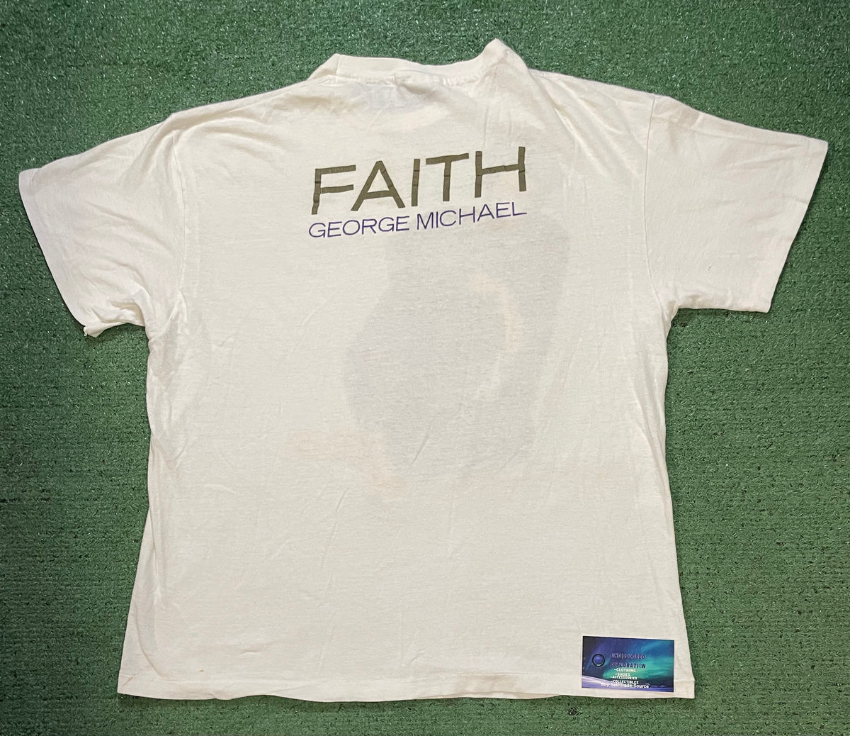 Vintage 1980s George Michael faith tee