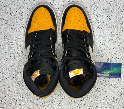 Jordan 1 Yellow Toe Taxi 10 Men/11.5 Women “Preowned”