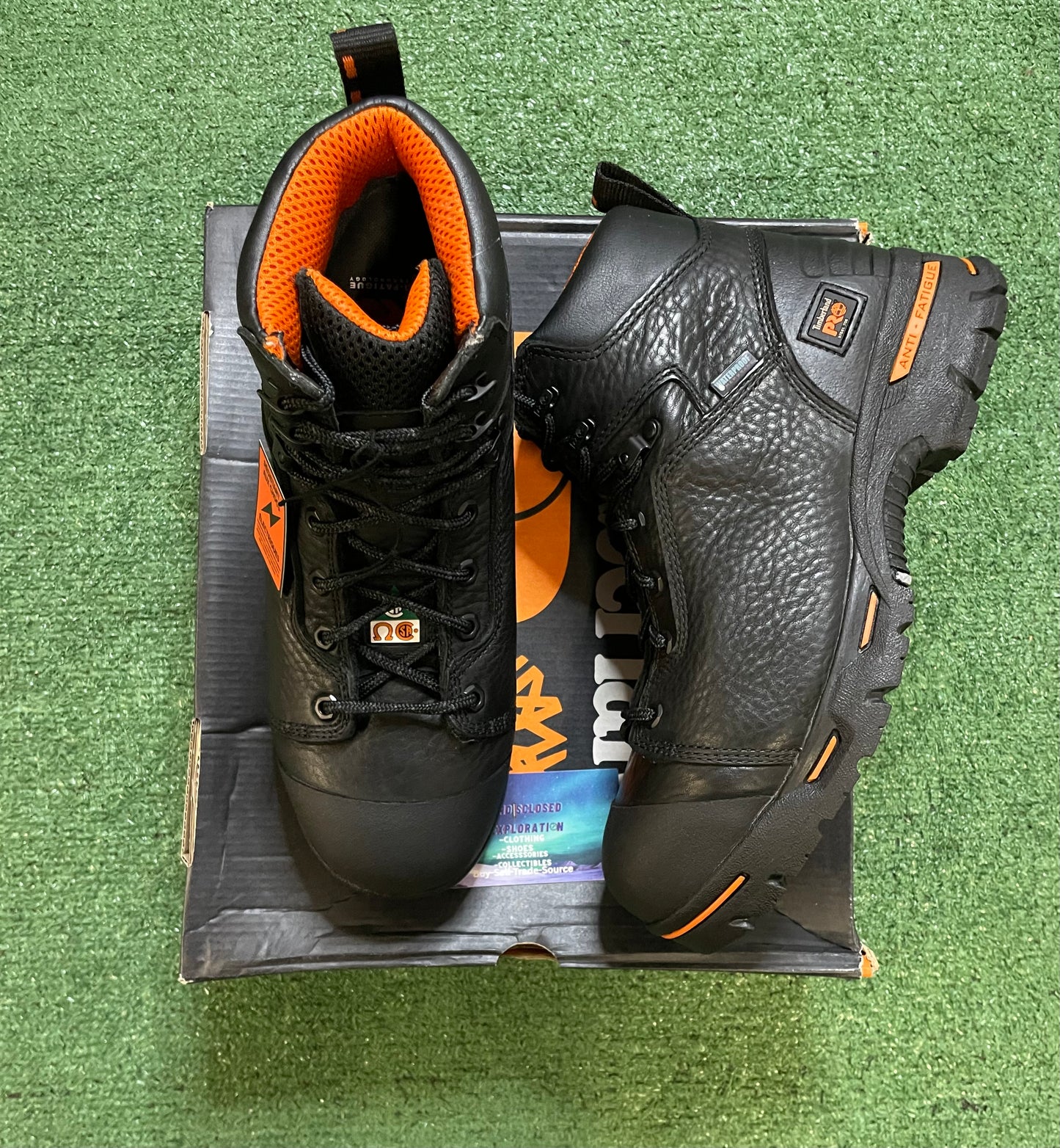 Timberland pro endurance black steel toe boot