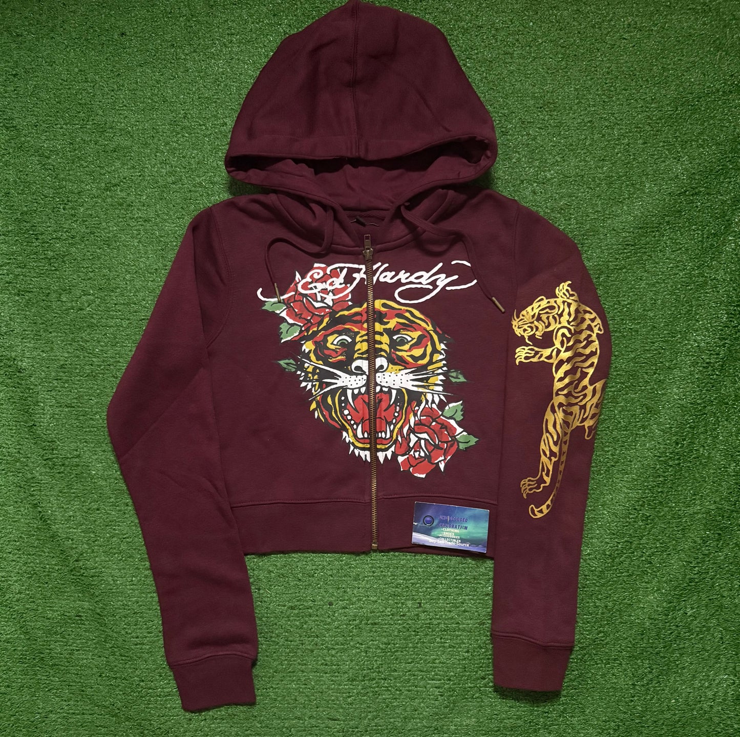 Ed Hardy Cropped Hoodie