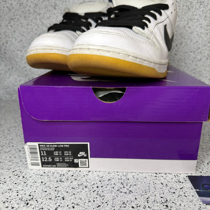 Nike Dunk SB White Gum 11 Men/12.5 Women “Preowned”