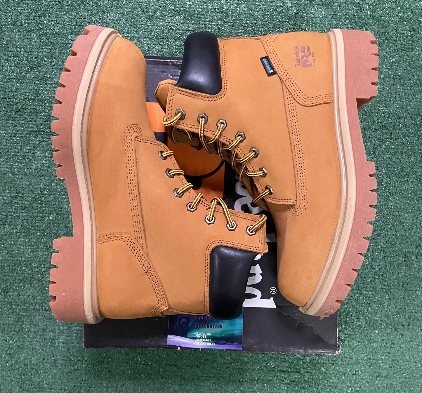 Timberland pro  6 inch wheat steel toe waterproof boot