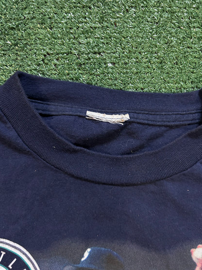 Vintage 1990s Seattle mariners randy Johnson photo tee